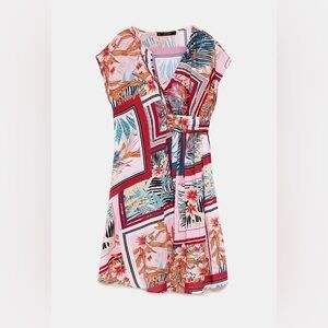 💄 Zara 💄 Tropical Print Dress.